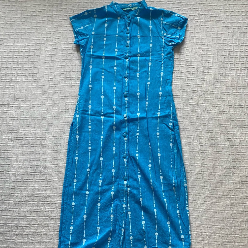 See Designs blue tunic.